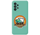 Funda Silicona Líquida Verde para Samsung Galaxy A33 5G diseño Adventure Time Dibujos