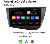 MEKEDE Carplay RDS Android Car Radio Player for Seat Leon MK2 2007 2008 2005-2012 IPS Car Screen Stereo 2 Din BT WIFI System