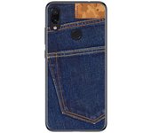 Tumundosmartphone FUNDA de GEL TPU para Xiaomi Redmi Note 7 diseño Vaquero Dibujos