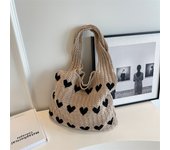 Designer Knitted Handbags Female Large Capacity Shopper Totes Women's Shoulder Bag Summer Casual  Woven Beach Bag