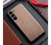 Case for Samsung galaxy s20 s21 s22 s23 Ultra plus FE 5G funda bamboo wood pattern Leather back cover for galaxy s23 ultra case