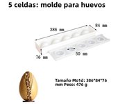 Large 3D Breakable Easter Egg Surprise Chocolate Molds Easter Eggs Chocolate Silicone Molds Egg Mold for Diy Easter Decorations