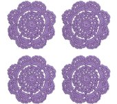 Posavajos de Pollo de mano, 4 (Morado)