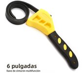 6/8 Inch Belt Wrench Oil Filter Spanner Set Rubber Band Wrench Can Opener Adjustable Water Pipe Pipe Multifunctional Wrench Tool