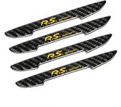4Pcs Car Door Sticker Protector Strip Edge Guards for Renault RS RS Sport Clio Scenic Logan Megane Koleos Car Accessories