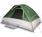vidaXL Tienda de campaña iglú para 2 personas impermeable verde