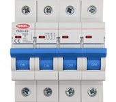 Interruptor Magnetotérmico TosunLux 4 polos 63A