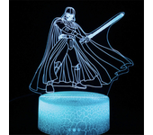 Anime Yoda Baby 3D Lamp LED Illusion Night Light Color Changing Lampara for Kids Bedroom Decor Nightlight Manga Groot Table lamp