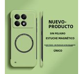 Ultra Thin Hard PC Magnetic Frameless Phone Case For Xiaomi Poco X6 Pro F3 F4 F5 Pro Matte Pure Color Solid Cover