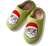 Zapatillas de casa navideñas para mujer y hombre, pantuflas de espuma viscoelástica para vacaciones de invierno, cómodas y bonitas para la familia