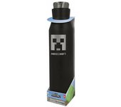 Botella Minecraft Silicona Acero Inoxidable Plástico 580 ml
