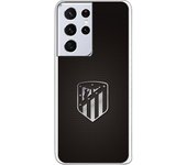 Funda original compatible con Samsung Galaxy S21 Ultra - S30 Ultra - Atlético de Madrid Escudo Plata