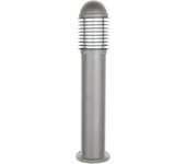 Novolux Lighting- Baliza exterior 65 cm- Siroco, uso exterior, color gris, aluminio, E27,14W, exterior