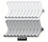 Calcetines Clásicos Para Hombre Anti-derrapantes Transpirables Deportivos Para Correr Y Baloncesto Pack De 10/20/30 Pares