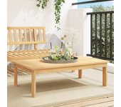 vidaXL Mesa de jardín madera maciza de acacia 100x60x30 cm