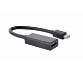 Cable Adaptador GEMBIRD 4K Mini DISPLAYPORT A HDMI Negro