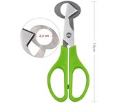 Pigeon Quail Egg Scissor Bird Cutter Opener Kitchen Tool Clipper Sale shells Scissors Cracker Cigar Stainless Steel Blade Househ