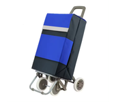 MULTI Carro Carrito de Compra Plegable Ligero 90x30x39cm 4 Ruedas Resistentes - Capacidad de Carga 40 Litros