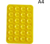 Double Side Silicone Suction Pad For Mobile Phone Fixture Suction Cup Backed 3M Adhesive Silicone Rubber Sucker Pad For Fixing