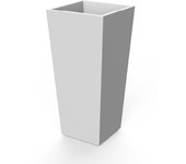 Newgarden - MELISA Macetero Rectangular Alto para Flores y Plantas Muy Resistente para Exterior e Interior de Estilo Moderno. Varios Colores y Tamaños. Hecho de Polietileno en España