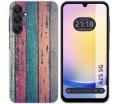Funda Silicona para Samsung Galaxy A25 5G diseño Madera 10 Dibujos