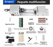 Mini Wood Lathe Machine DIY Woodworking Miniature Buddha Pearl Lathe Grinding Polishing Beads Wood Drill Rotary Tool 12-24VDC