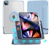ZOYU For iPad Air 4/5 10.9 Pro 11 12.9 inch Magnetic Case, For iPad Mini 6 10.2 9th 8th 7th Gen Rotate 360°Detachable Back Case