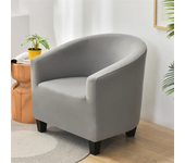 1pc Spandex Bar Armchair Chair Cover Solid Color Club Sofa Covers Removable Washable Armchairs Slipcovers for Living Room Hotel