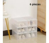 Folder Plastic Shoes Case Thickened Transparent Drawer Case Plastic Shoe Boxes Stackable Box Shoe Organizer Storage Shoe box
