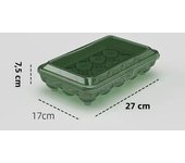 Egg Box 10/15 Grids Egg Holder Container for Outdoor Camping Picnic Eggs Box Case Anti-fall Egg Storage Box Kitchen Organizer