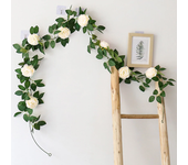 Pink Silk Peony Artificial Big Flowers Vines Wedding Party Wall Hanging Ivy Rattan Home Garden Decoration Garland Green Plants