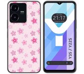 Funda Silicona para Vivo Y35 / Y22s diseño Flores Dibujos