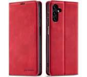 Leather Phone Case For Samsung S23 FE S22 Ultra S21 S20 Plus 5G Note 20 10 9 Magntic Flip Wallet for Galaxy S10 S9 S8 S7 Edge +