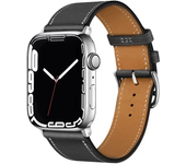 Leather Watch band for Apple Watch Straps 46mm 44mm 41mm 45mm 38-42mm 40mm 49mm bracelet iWatch series 10-Ultra 9-8-7-SE-6-5-4-3