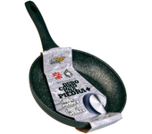 XHC BRICO | Sartén de Aluminio - Fondo liso Piedra -  Apta para inducción, gas y vitrocerámica - PFOA Free | Marca LifeStyle