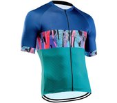 Camiseta De Ciclismo Para Hombres MTB Camiseta De Bicicleta Corta Secado Rápido Zíper Completo Poliéster Verano Deporte MOV