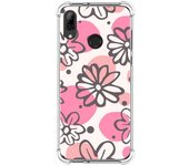 Funda Silicona Antigolpes para Huawei P Smart 2019 / Honor 10 Lite diseño Flores 09 Dibujos