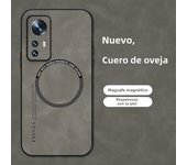Sheepskin Vintage Magnetic Leather Soft Case for Xiaomi Mi 14 13T 12 11T Lite Poco X6 M6 F6 F3 F4 F5 Pro 4G 5G Airbag Phone Case