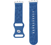 Prints Design Strap for Samsung Galaxy Fit 3 Watch Band Silicone Engraving Bracelet for Samsung Galaxy Fit3 Floral Wristband