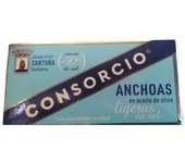 PACK 4 UDS. - Anchoas Aceite Oliva Ligeras Sal 40g Consorcio