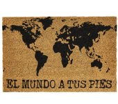 PANDAHOME Alfombra Felpudo para Puerta de Entrada - Antideslizante de Fibra de Coco 100% Natural