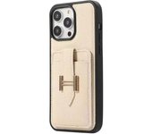 Advanced lychee patterned letter leather card case For iPhone 16 15 14 13 12 11 ProMax, drop resistant and storable