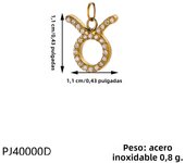 Hot cross-border 12 birthstones and 12 Constellations pendant accessories DIY universal chain combination, fashion DIY gifts