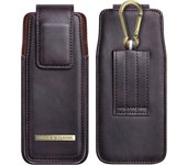 Puloka For Samsung Galaxy Z Fold 6 5 4 3 2 5G Pouch Belt Case Holster Flip Case Waist Bag Leather Vertical Phone Bag With Loop