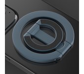 Double Magnetic Cell Phone Ring Holder Compatible with iPhone 16 12 13 14 15 Series MagSafe Removable Cell Phone Grip Kickstand