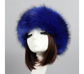 Women Thick Fluffy Plush Hat Winter Warm Soft Skiing Headband Ear Head Warmer