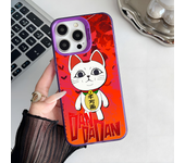 Epc Dandadan Anime Phone Case IMD Phone Case For IPhone 16 15 14 13 12 11 Pro Max Plus Color Silver Cover