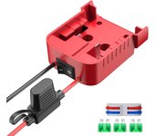Power Wheel Adapter for Makita/Milwaukee/Dewalt 18V 20V Li-ion Battery DIY Power Connector Dock Holder