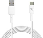 Ociodual Cable USB Tipo C 2m 6A 148BA Blanco de Carga Datos Cargador Rápido Quick Charge para Teléfonos Smartphones Tablets