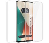 Funda Doble Transparente Pc + Tpu Full Body 360 para Xiaomi Redmi Note 13 5G
